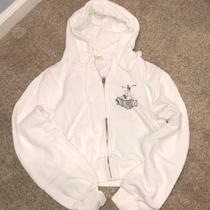 Cropped Santa Monica hoodie